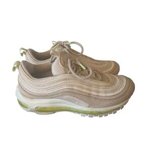 Nike Women's Nike Air Max 97 Tan and Green Sneakers